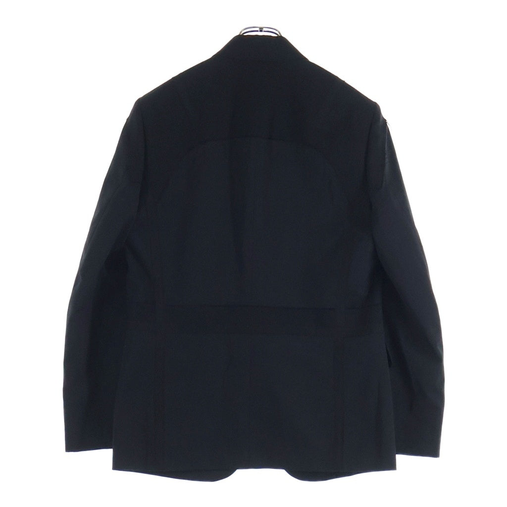 UNDERCOVER(アンダーカバー) 25AW コーデュラW Ny毛芯表出ジャケット ツギハギデザインテーラードジャケット ブラック UC2E4104
