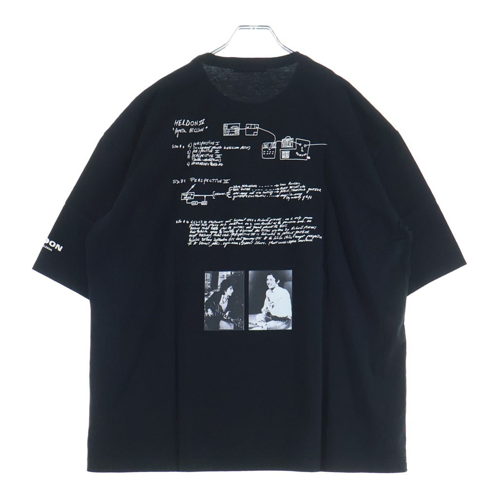 UNDERCOVER(アンダーカバー) 25AW TEE Print_Agneta Nilsson グラフィック半袖Tシャツ カットソー ブラック