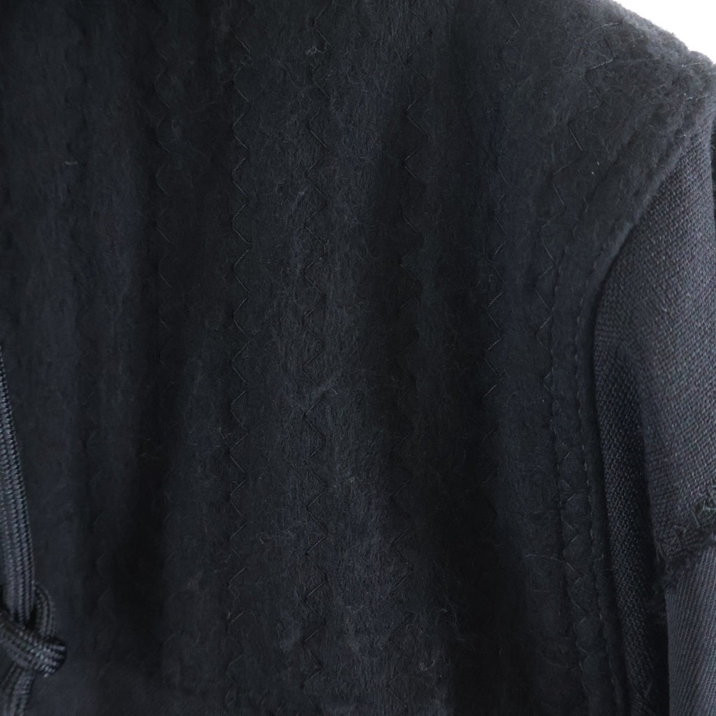 UNDERCOVER(アンダーカバー) 25AW Hooded Parka キルティングナイロンライナー付き モッズコート ブラック