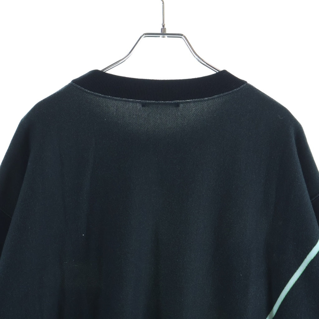 UNDERCOVER(アンダーカバー) 25AW HELDON SWEAT グラフィッククルーネックスウェット トレーナー ブラック