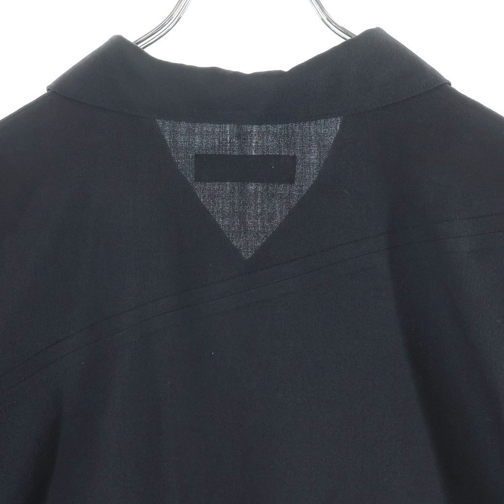 UNDERCOVER(アンダーカバー) 25AW L/S Wool Shirt 長袖シャツ ブラック UC2E4216