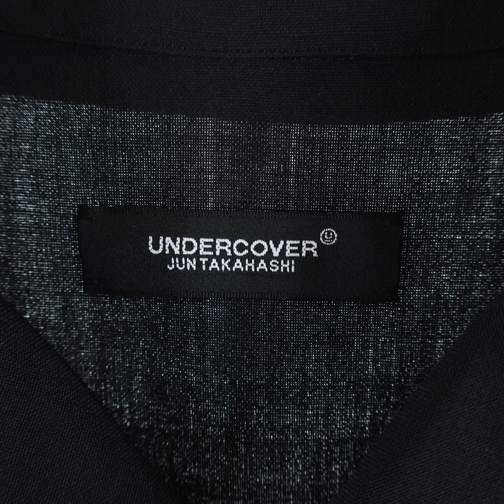 UNDERCOVER(アンダーカバー) 25AW L/S Wool Shirt 長袖シャツ ブラック UC2E4216