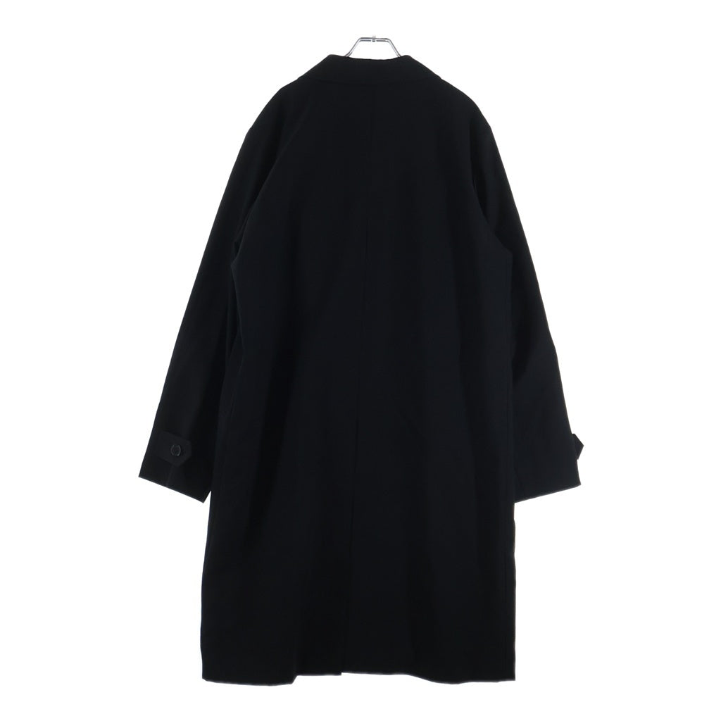 UNDERCOVER(アンダーカバー) 25AW モヘヤポプリンランダムハギ 圧着シーム ステンカラーコート ブラック UC2E4307