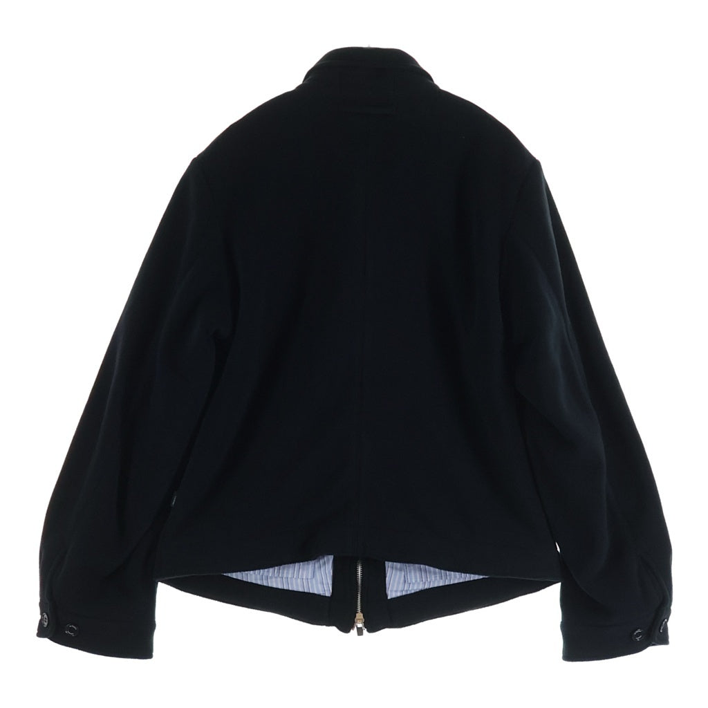 UNDERCOVER(アンダーカバー) 25AW 縮絨CK パッカリングブルゾン ジップアップジャケット ブラック