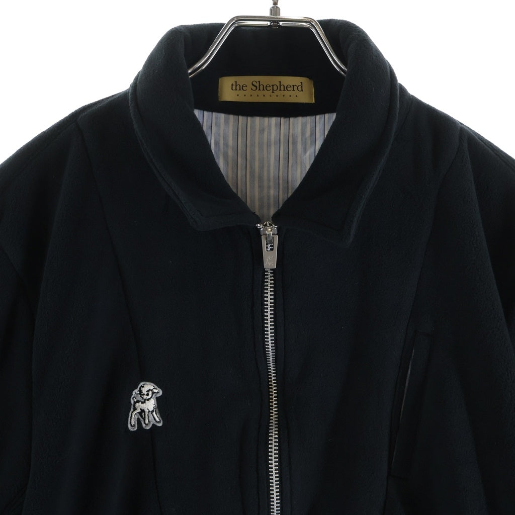 UNDERCOVER(アンダーカバー) 25AW 縮絨CK パッカリングブルゾン ジップアップジャケット ブラック