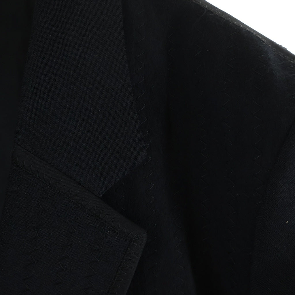 UNDERCOVER(アンダーカバー) 25AW コーデュラW Ny毛芯表出ジャケット テーラードジャケット ブラック