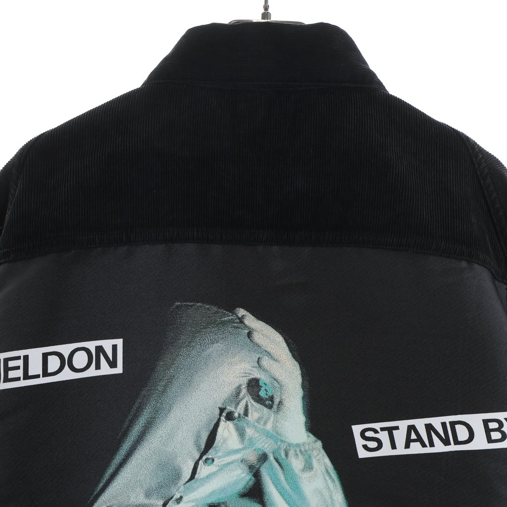UNDERCOVER(アンダーカバー) 25AW Delusional Behavior 背面グラフィック コーデュロイジャケット ブラック
