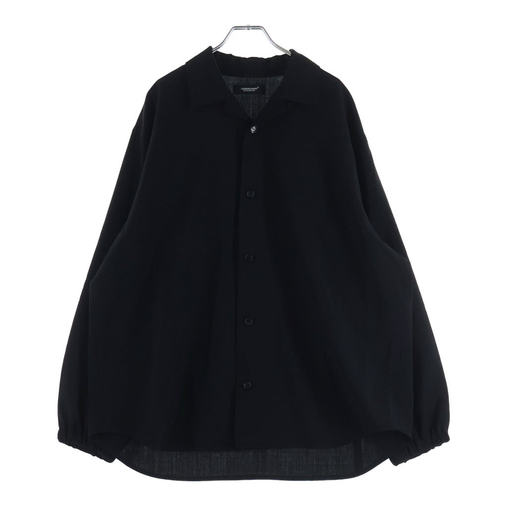 UNDERCOVER(アンダーカバー) 25AW L/S Wool Shirt 長袖シャツ ブラック UC2E4216