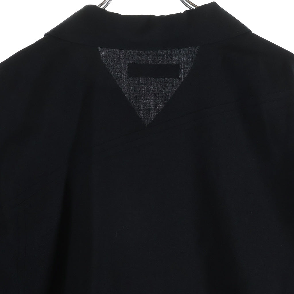 UNDERCOVER(アンダーカバー) 25AW L/S Wool Shirt 長袖シャツ ブラック UC2E4216