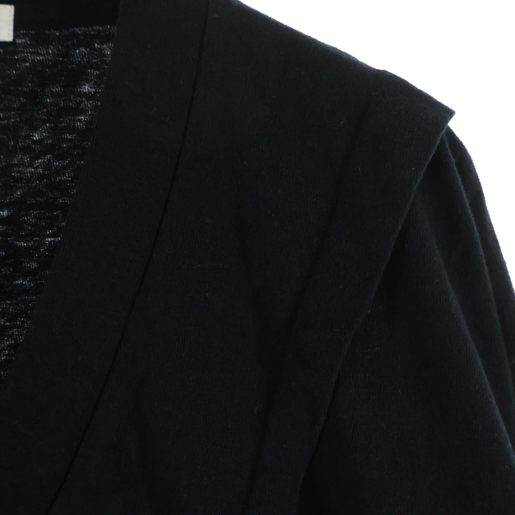 UNDERCOVER(アンダーカバー) 25AW Plain Stitch Random Dirts Cardigan カーディガン ニット ブラック