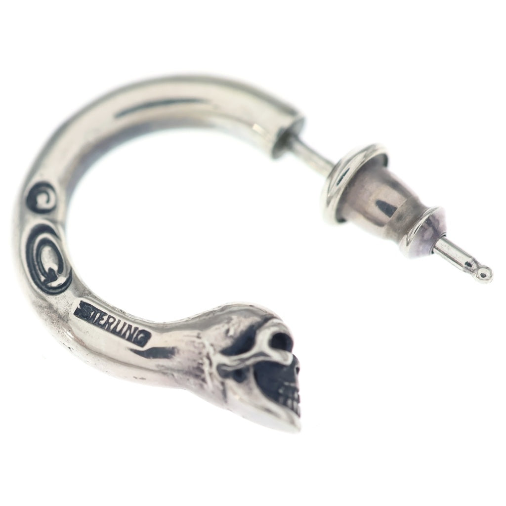 Gaboratory/Gabor(ガボラトリー/ガボール) Phantom T-bar Skull On O-ring Pierce ファントムTバースカルオンラウンドバーピアス シルバー