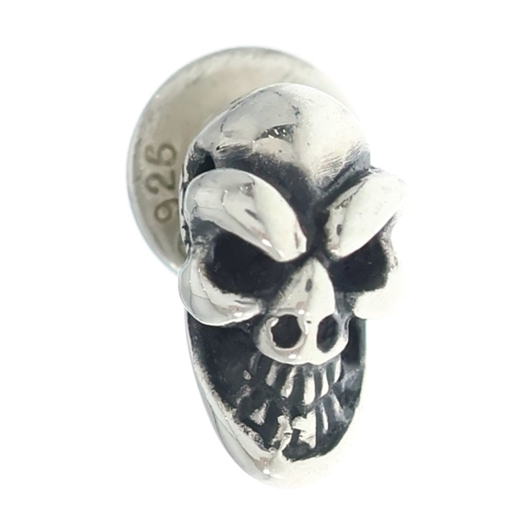 Bill Wall Leather/BWL(ビルウォールレザー) BWL SKULL Pierce スカルスタッドピアス シルバー