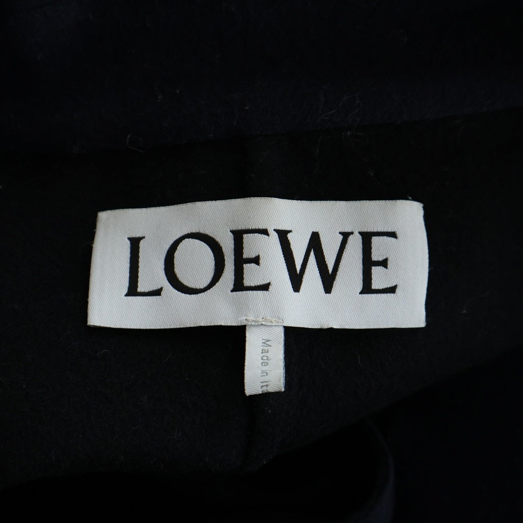 LOEWE(ロエベ) WORKWEAR JACKET アナグラムロゴ ウール ワークウェアジャケット ネイビー/ブラック H526Y02W11