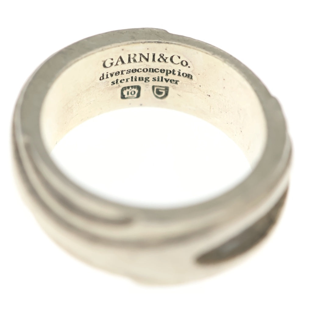 GARNI(ガルニ) オーバルモチーフ ウェーブリング シルバー