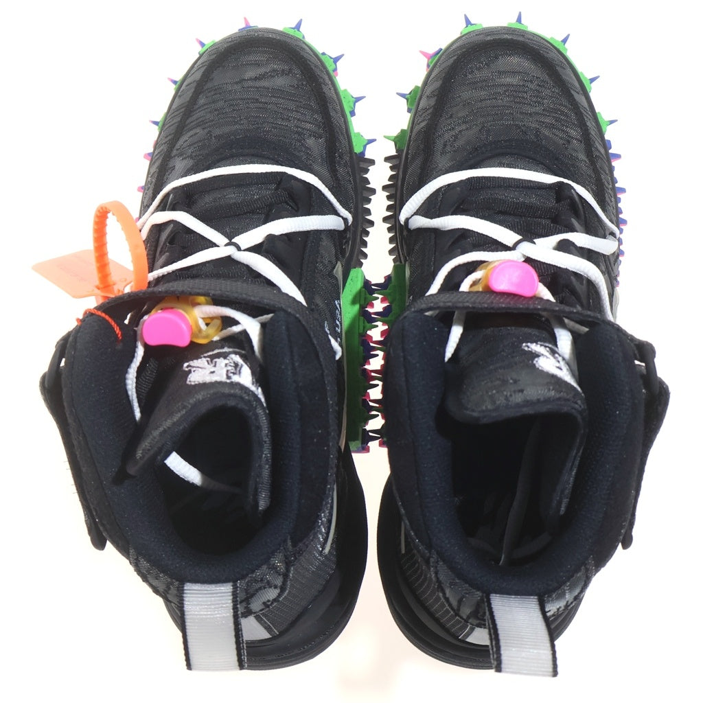 NIKE(ナイキ) ×OFFWHITE AIR FORCE1 MID SP ローカットスニーカー シューズ ブラック US9/27cm