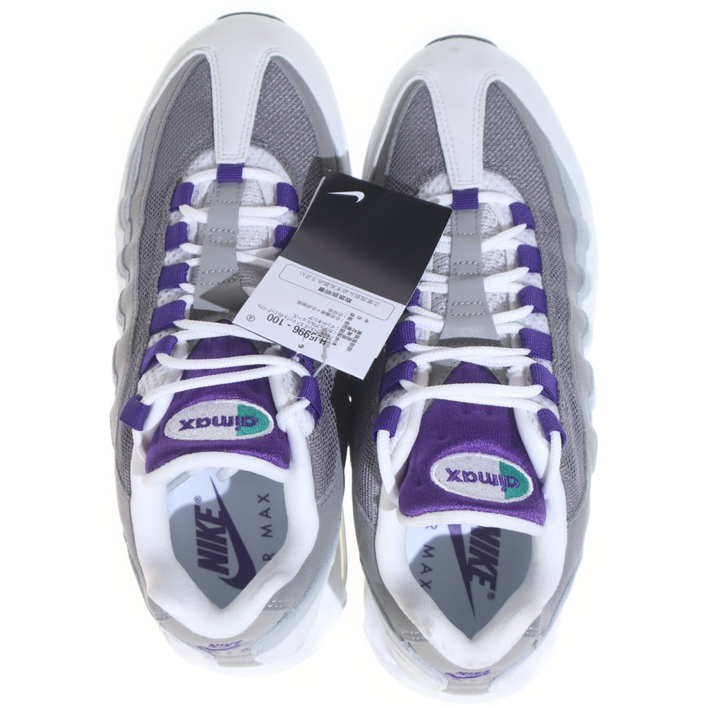 NIKE(ナイキ) Air Max 95 OG Big Bubble エアマックス95 OG ビッグバブル ハイカットスニーカー シューズ ホワイト/パープル
