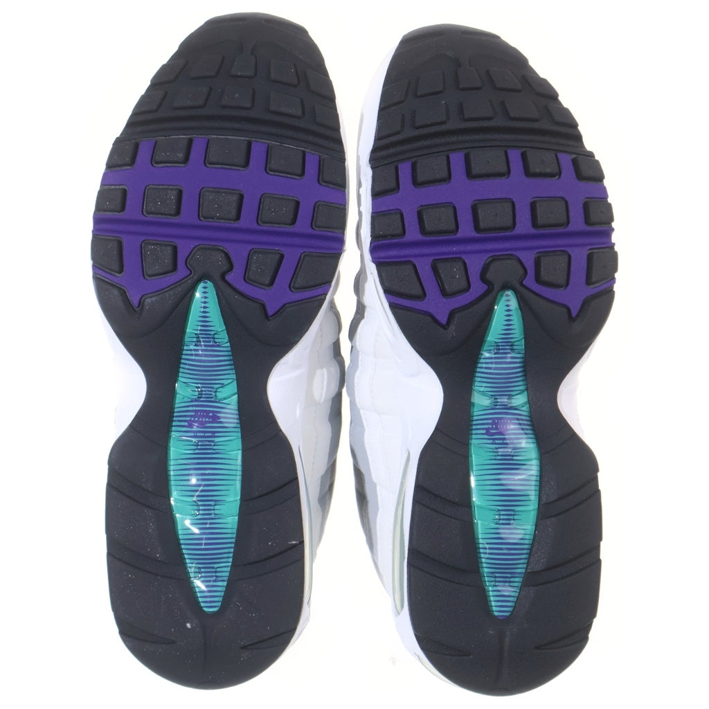 NIKE(ナイキ) Air Max 95 OG Big Bubble エアマックス95 OG ビッグバブル ハイカットスニーカー シューズ ホワイト/パープル