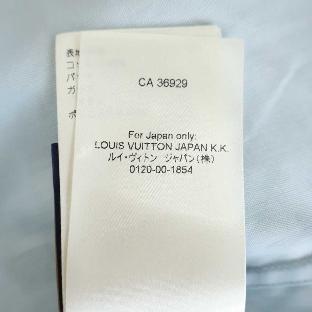LOUIS VUITTON(ルイヴィトン) 24AW フロントロゴ刺繍 エンブロイダード ショートスリーブ半袖シャツ RM242MM JXU HRS14W