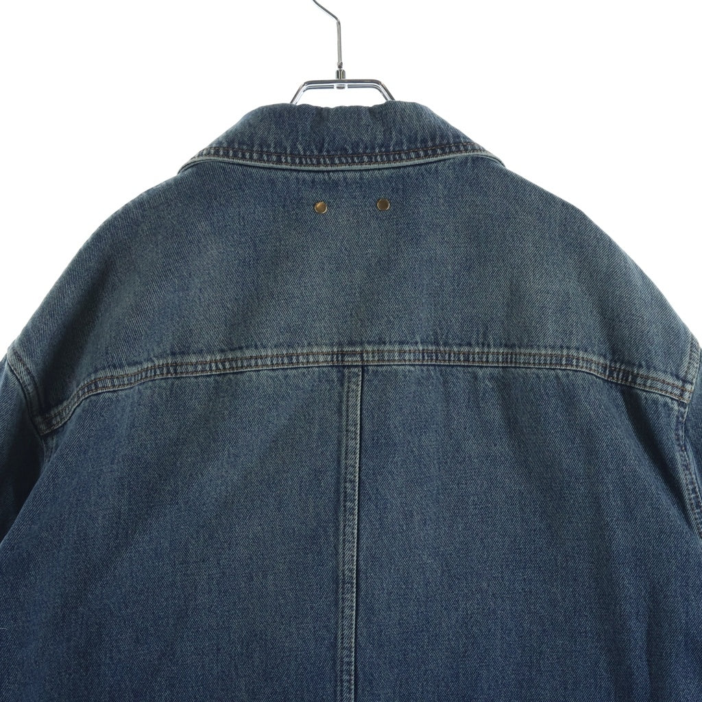 LOUIS VUITTON(ルイヴィトン) 23AW モノグラム デニム ジップアップ ワークウェア デニムジャケット デニムジャケット アウター RM232Q Y38 HPA46W インディゴ