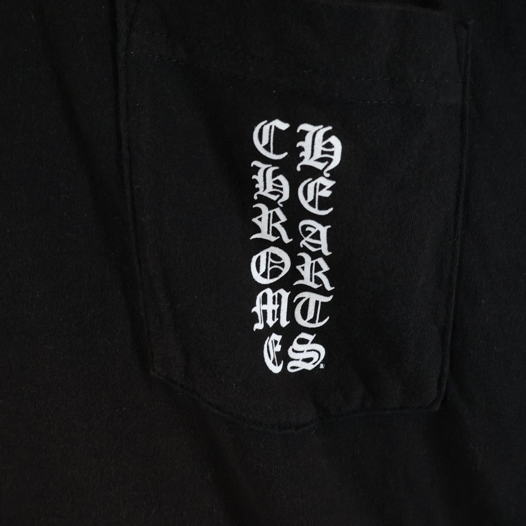 CHROME HEARTS(クロムハーツ) TOKYO SCROLL SS T-SHIRT 東京限定 バックスクロールラベル クルーネック半袖カットソーTシャツ ブラック