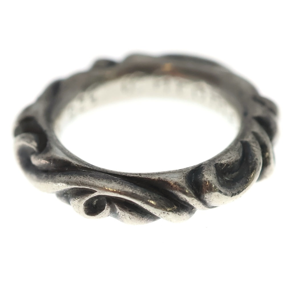 CHROME HEARTS(クロムハーツ) SCRL BAND スクロールバンド リング シルバー BCA351