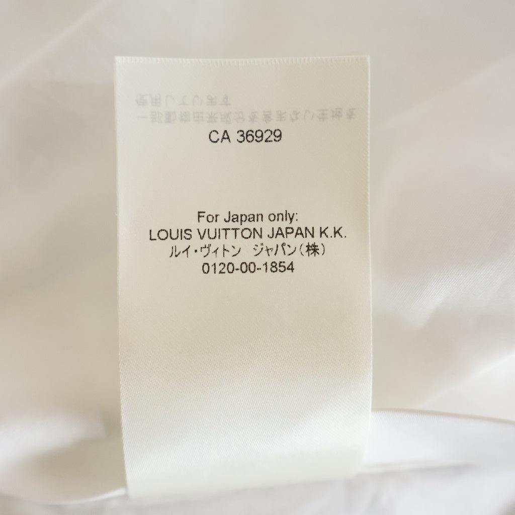 LOUIS VUITTON(ルイヴィトン) ボタンアップ 襟付きコットン長袖シャツ ホワイト RM241Q OUQ HJS40W