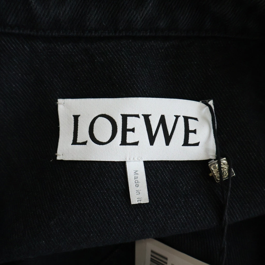 LOEWE(ロエベ) アナグラムロゴ トラッカー デニムジャケット ブラック H526Y50W40