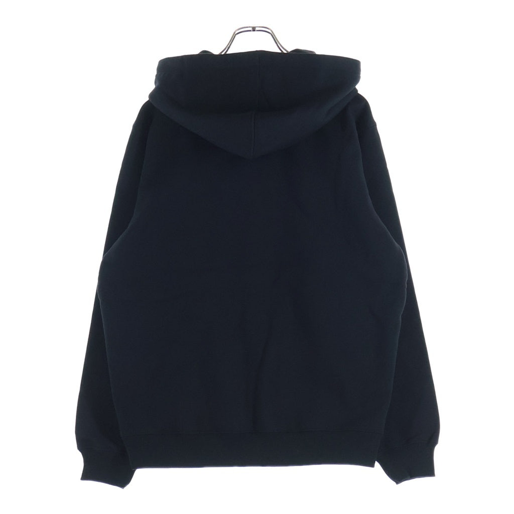 SUPREME(シュプリーム) 18AW ×Champion Label Hooded Sweatshirt チャンピオン ラベルフーディー スウェットシャツ プルオーバーパーカー ブラック