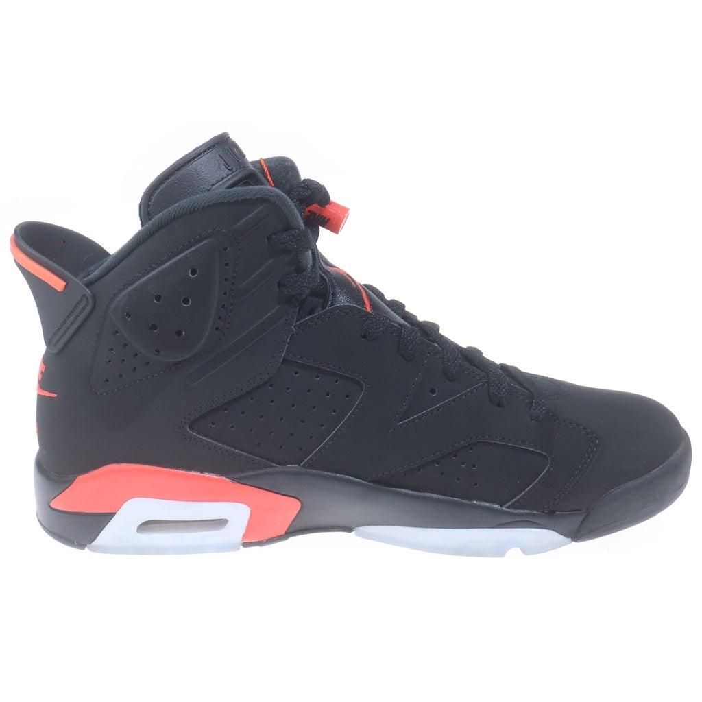 NIKE(ナイキ) AIR JORDAN 6 RETRO BLACK/LT CRIMSON エアジョーダン6 レトロ レザーハイカットスニーカー ブラック/レッド US10.5/28.5cm CT8529-001