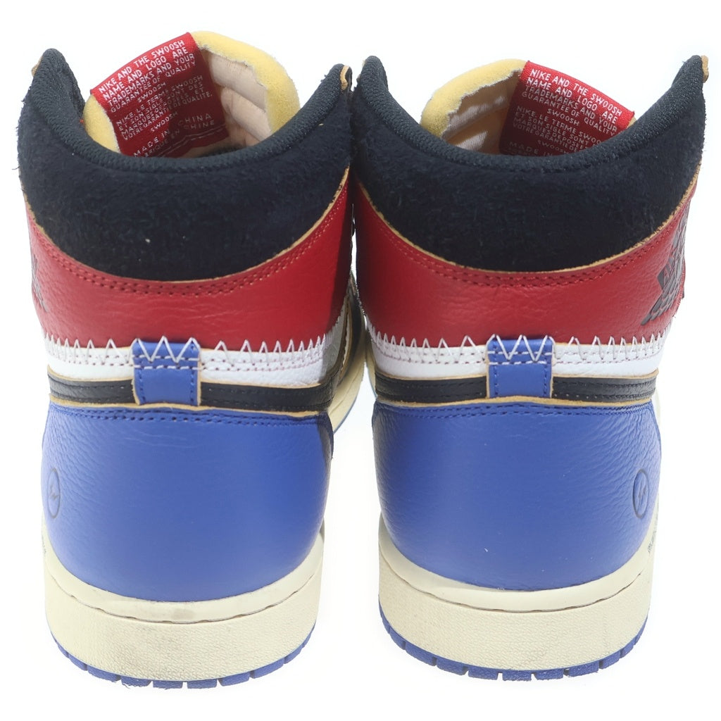 NIKE(ナイキ) ×fragment design ×UNION AIR JOUDAN 1 HIGH OG エアジョーダン1 フラグメントデザイン ユニオン ハイカットスニーカー マルチ US10.5/28.5cm IO7847-002