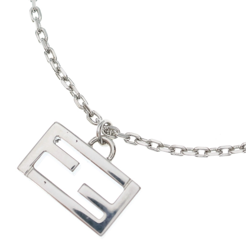 FENDI(フェンディ) FFロゴ ネックレス シルバー レディース