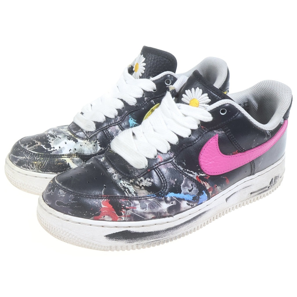 NIKE(ナイキ) ×PEACEMINUSONE AIR FORCE 1 07 エアフォース1 ローカットスニーカー シューズ ブラック