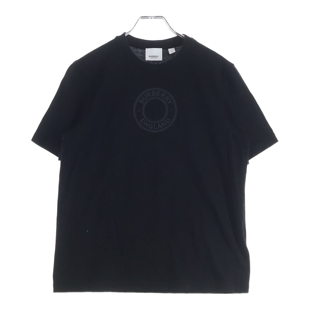 BURBERRY(バーバリー) サークルラバープリント半袖Tシャツ カットソー ブラック 8036024