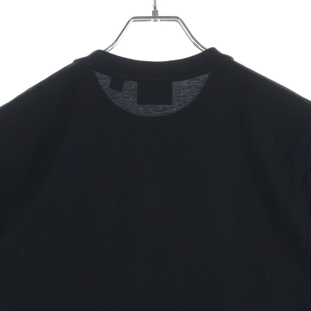 BURBERRY(バーバリー) サークルラバープリント半袖Tシャツ カットソー ブラック 8036024