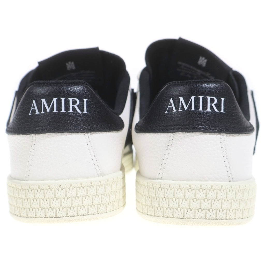 AMIRI(アミリ) PACIFIC BONES パシフィックボーンズ レザーローカットスニーカー ブラック/ホワイト AMFOSR1126-001