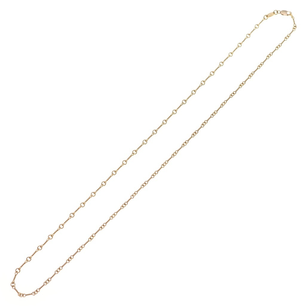CHROME HEARTS(クロムハーツ) 22K NECKCHAIN T20 ツイストチェーンネックレス 20inch ゴールド BCA015