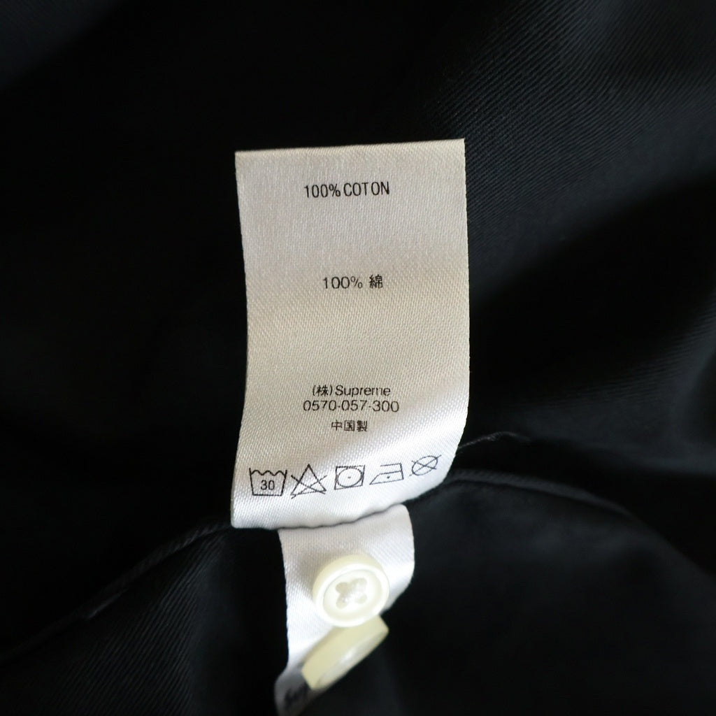 SUPREME(シュプリーム) 20SS Classic Logo Oxford Shirt クラシックロゴ オックスフォード長袖シャツ ブラック