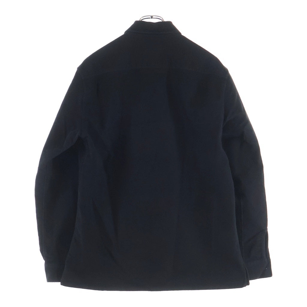 SUPREME(シュプリーム) 13AW Moleskin Naval Shirt モールスキンボタンアップ長袖ミリタリーシャツ ブラック