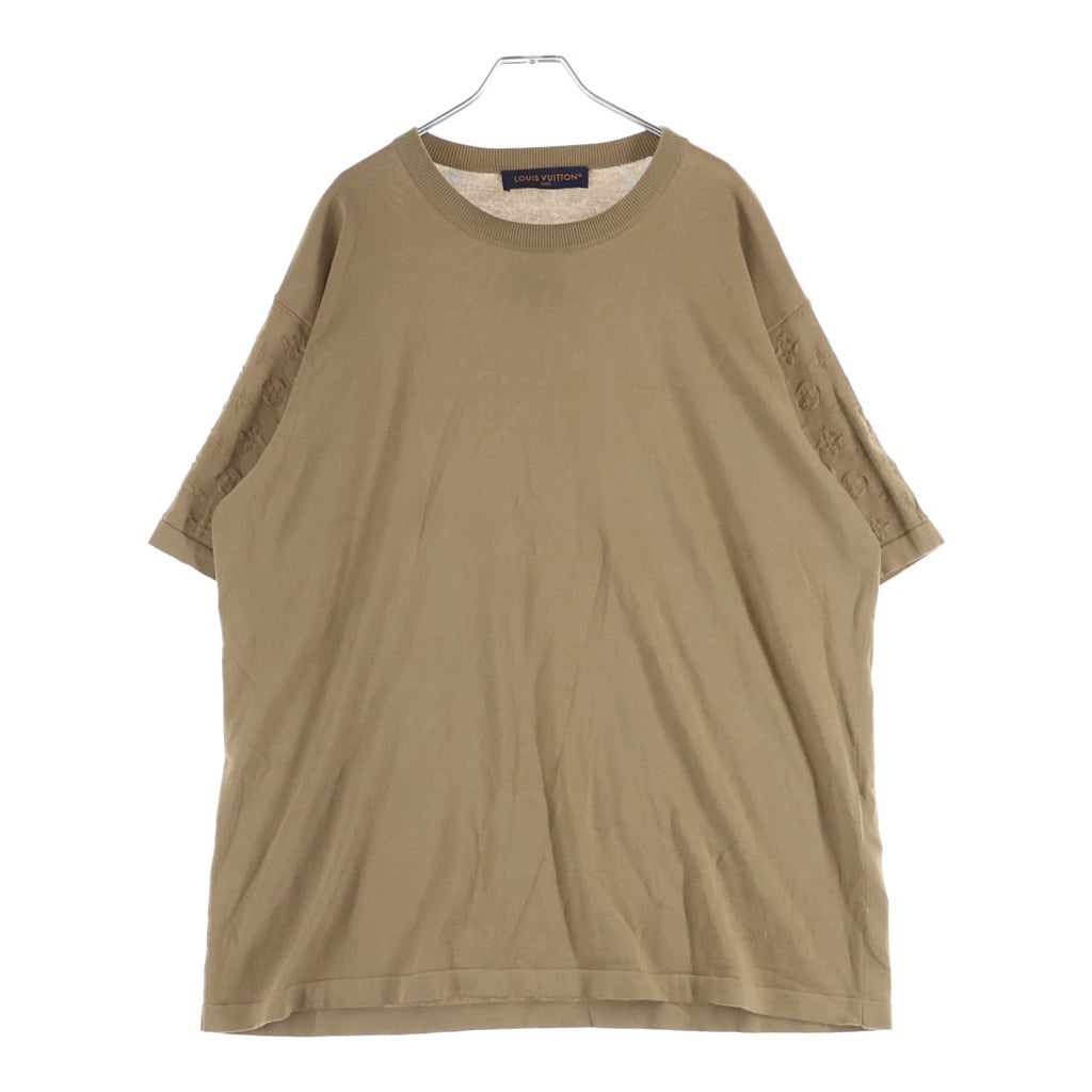 LOUIS VUITTON(ルイヴィトン) モノグラムニットTシャツ カットソー ブラウン RM242MQ Z34 HQN40W