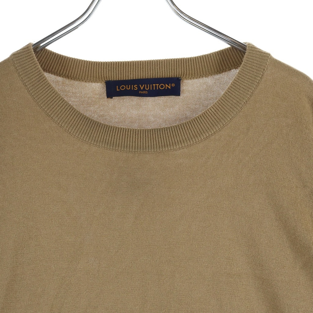 LOUIS VUITTON(ルイヴィトン) モノグラムニットTシャツ カットソー ブラウン RM242MQ Z34 HQN40W