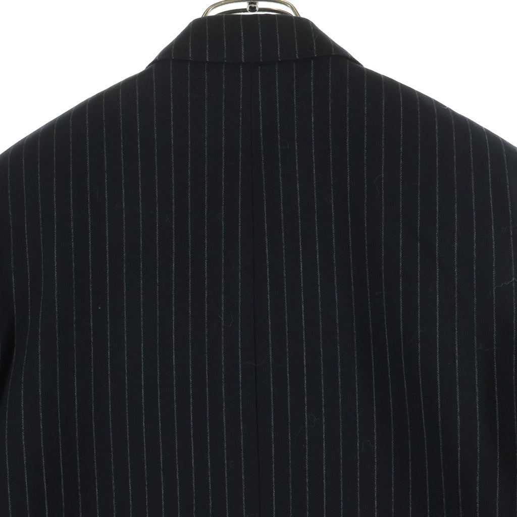 CELINE(セリーヌ) 21SS ストライプ柄 ダブルブレストジャケット ブラック 2V25D219M