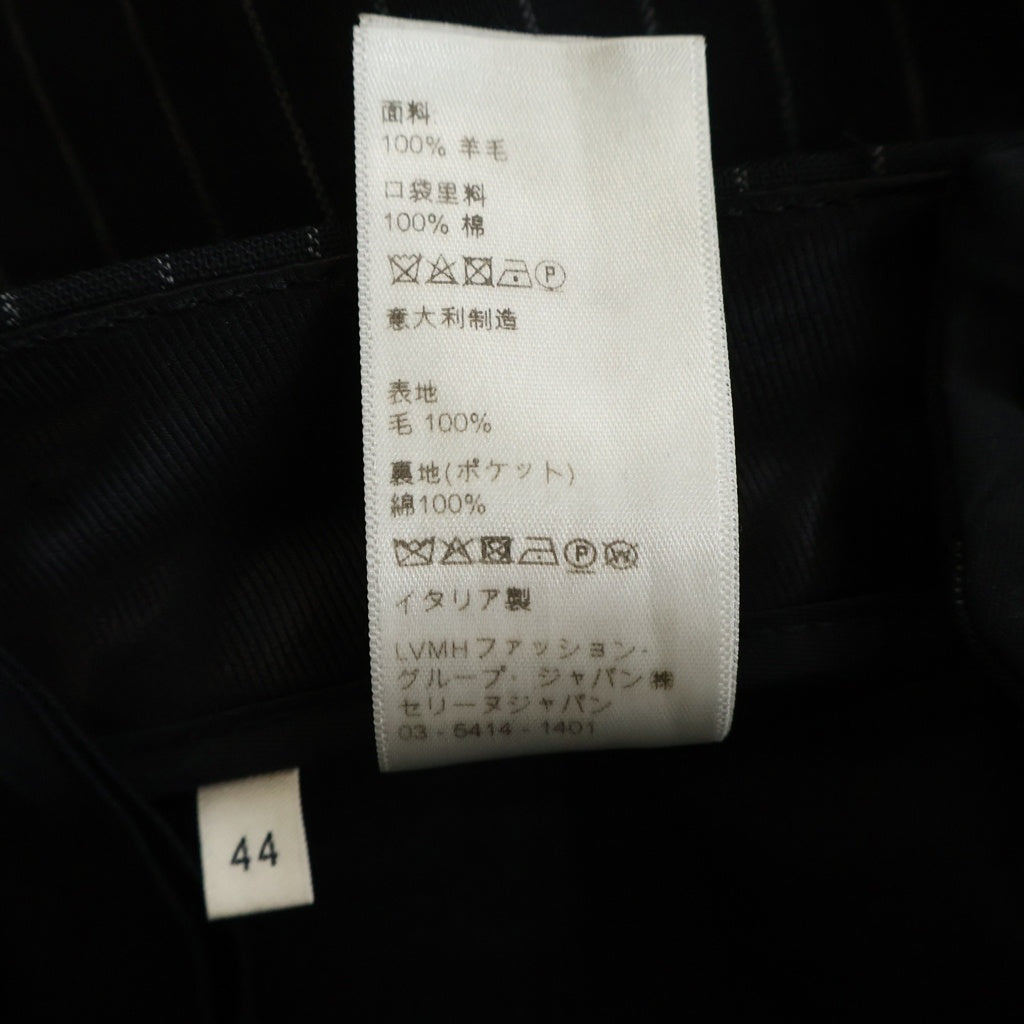 CELINE(セリーヌ) 21SS ストライプスラックス ブラック 2P498219M