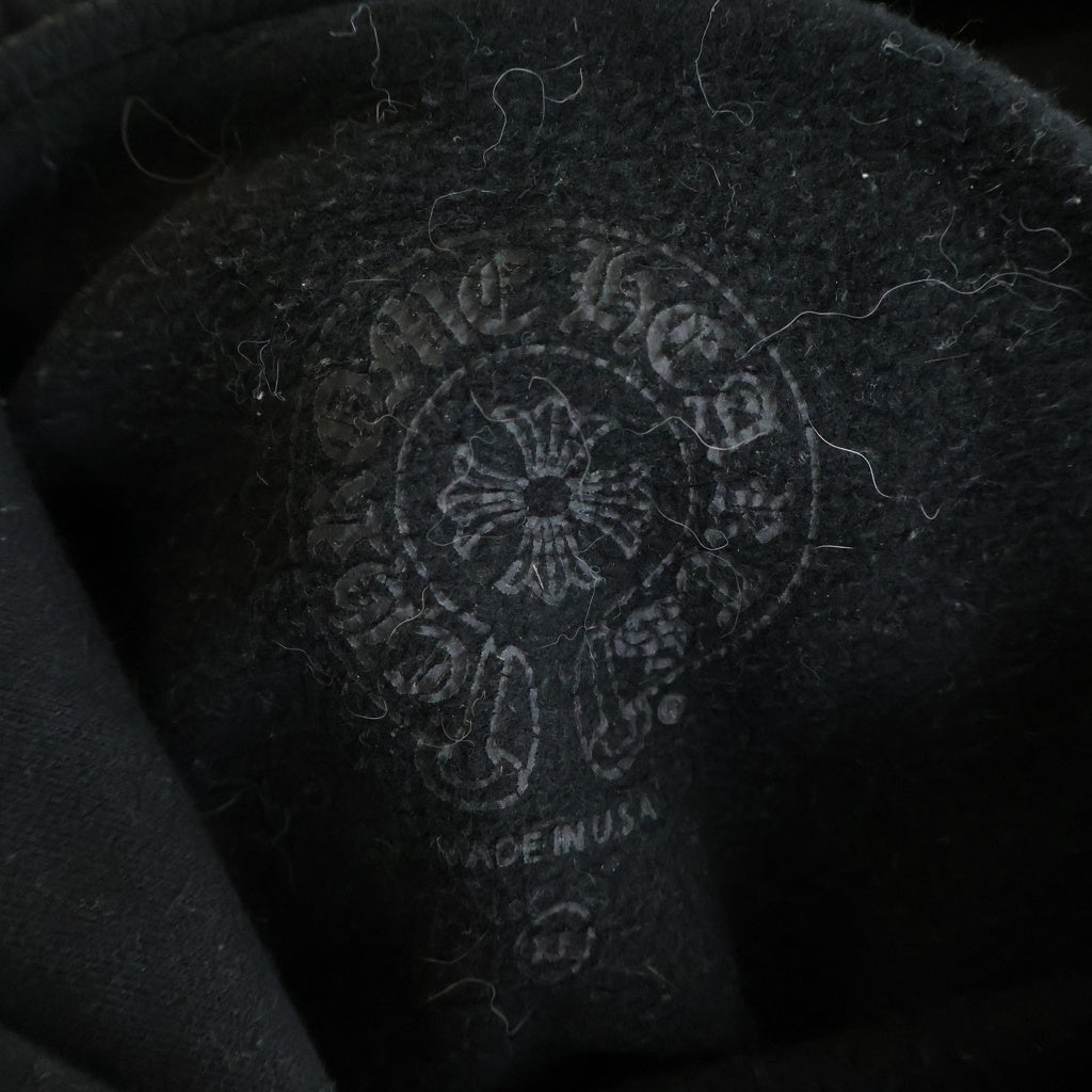 CHROME HEARTS(クロムハーツ) SWTSHRT HD PLVR プルオーバーパーカー セメタリークロスプリントパーカー ブラック/オレンジ