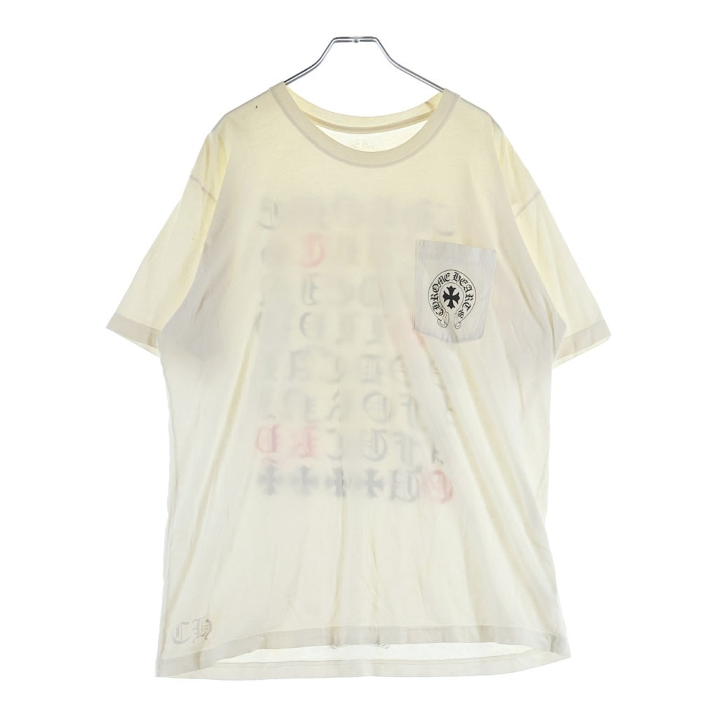 CHROME HEARTS(クロムハーツ) Made in Hollywood Tshirt メイドインハリウッド 両面プリントTシャツ カットソー ホワイト
