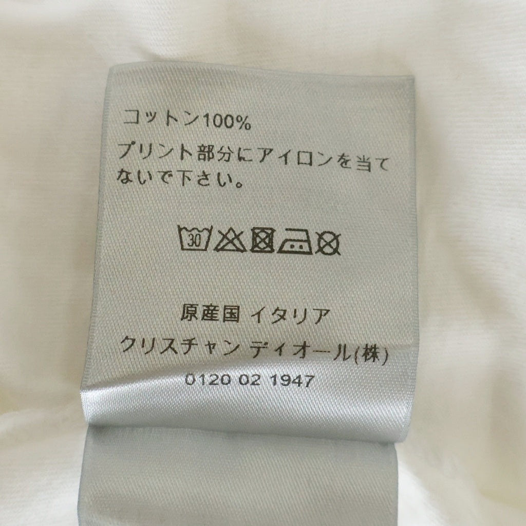 Christian Dior(クリスチャンディオール) アトリエロゴ 両面プリント Tシャツ カットソー ホワイト 863J621I2712