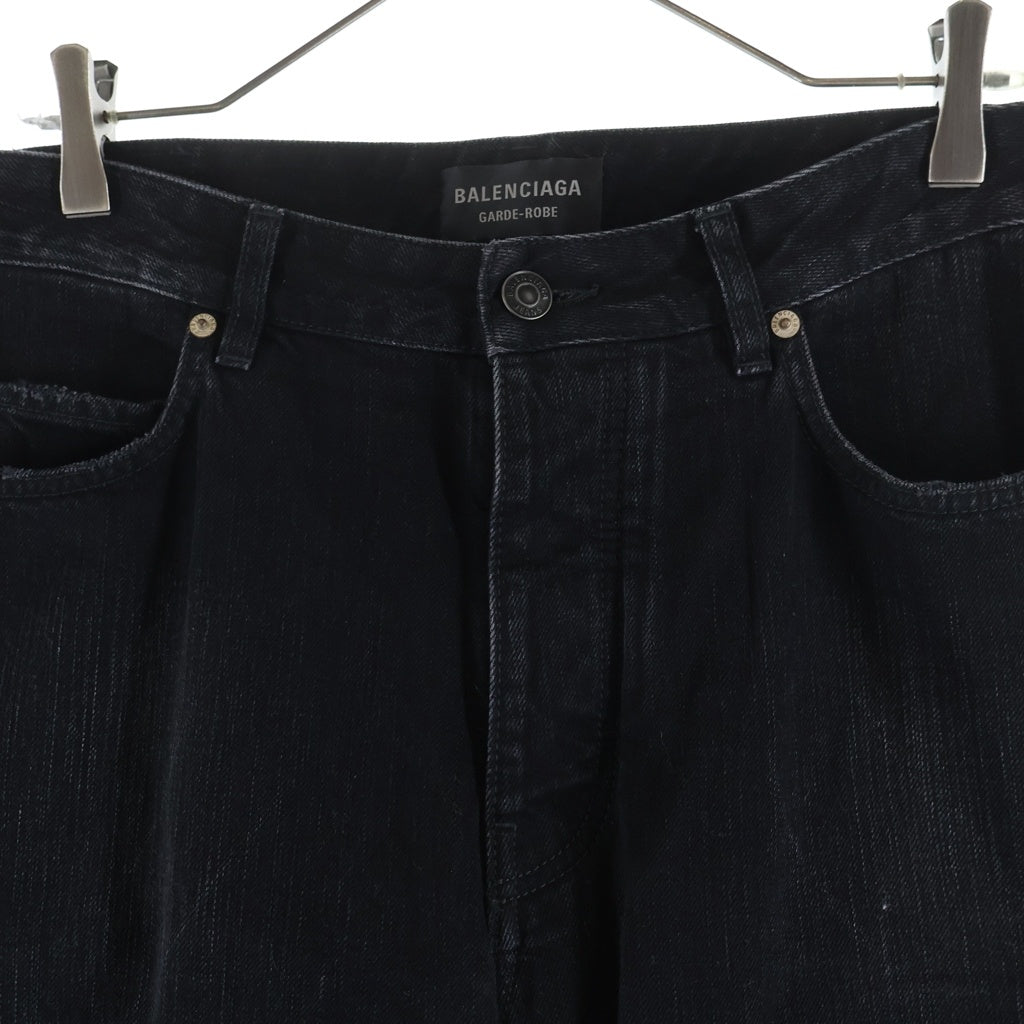 BALENCIAGA(バレンシアガ) リラックス フィットデニム ブラック 851351 TTW67