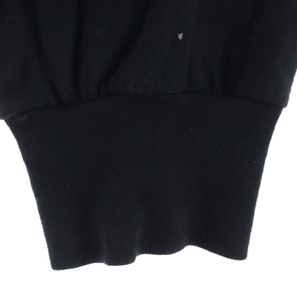 CHROME HEARTS(クロムハーツ) Neck Logo LS TEE ネックロゴプリント アームロゴ クルーネックロングスリーブTシャツカットソー ロンT ブラック