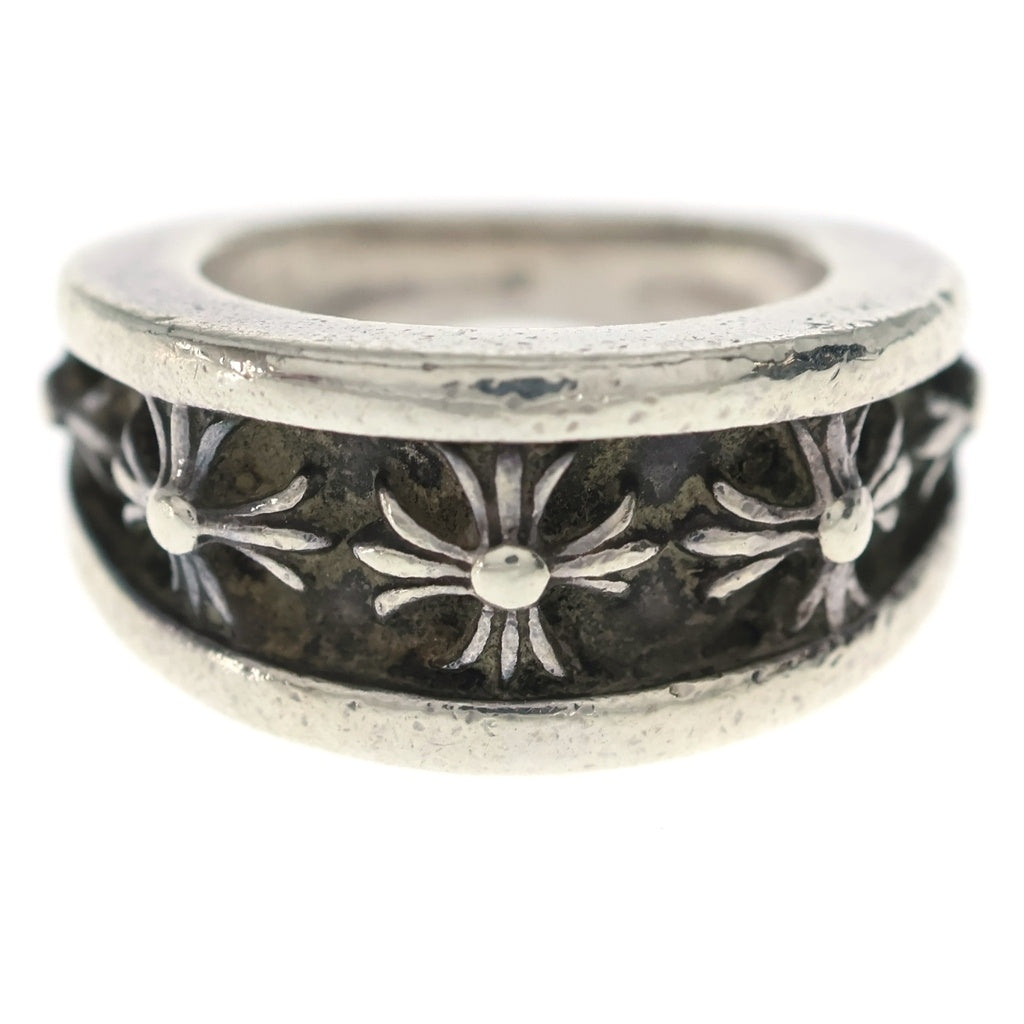 CHROME HEARTS(クロムハーツ) NARROW V CH PLS ナローVバンド CHプラスリング シルバー BCA399