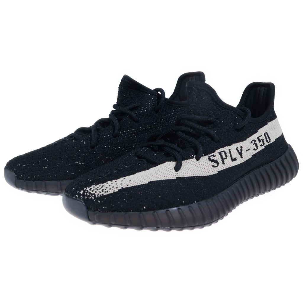 adidas(アディダス) YEEZY BOOST 350 V2 イージーブースト350 メッシュローカットスニーカー ブラック US10.5/27.5cm BY1604