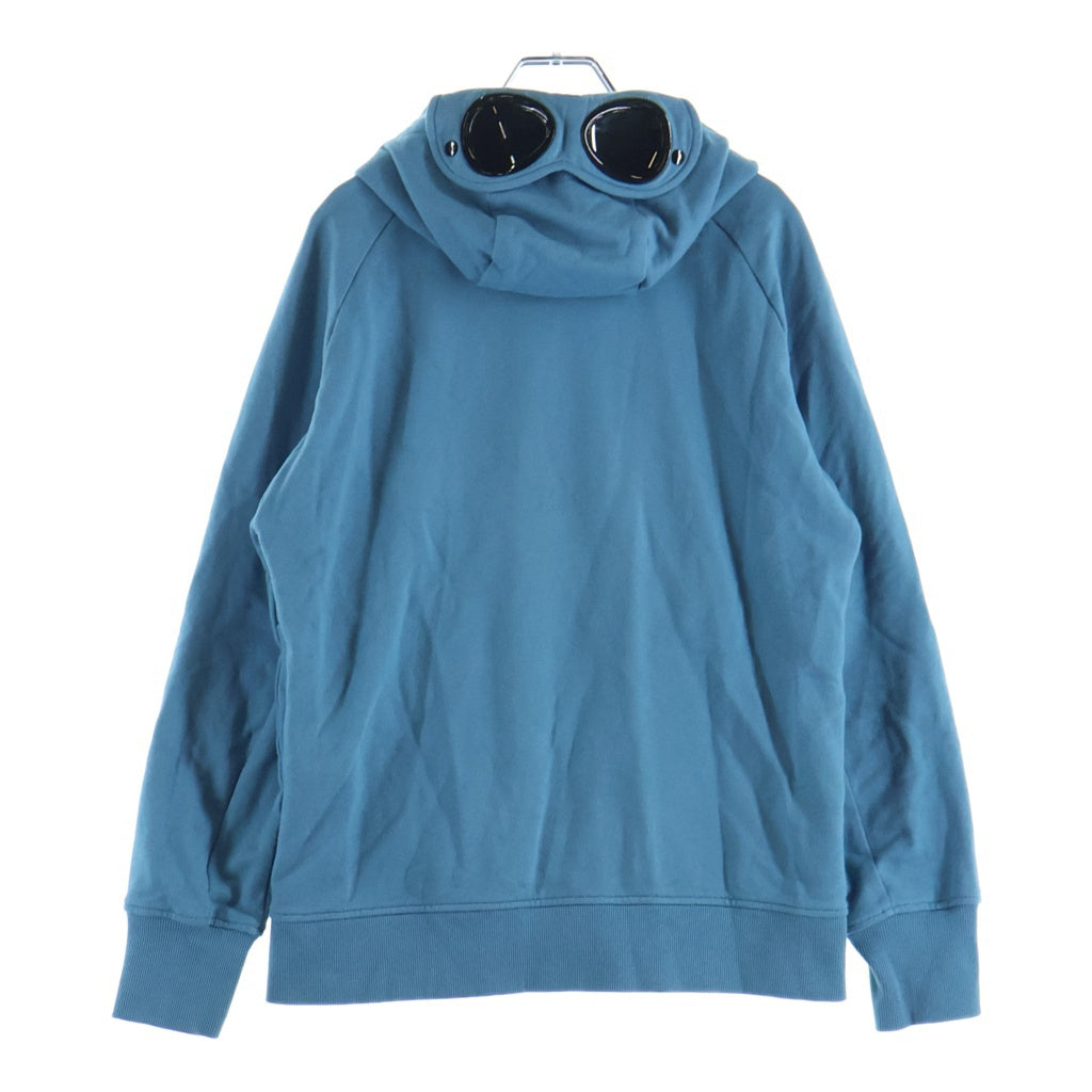 C.P. Company(シーピーカンパニー) DIAGONAL RAISED FLEECE GOGGLE SWEATSHIRT ダイアナゴル レイズド フリース ゴーグルスウェットパーカー ブルー 19CMSS715